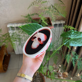 Crimson Skull Candle