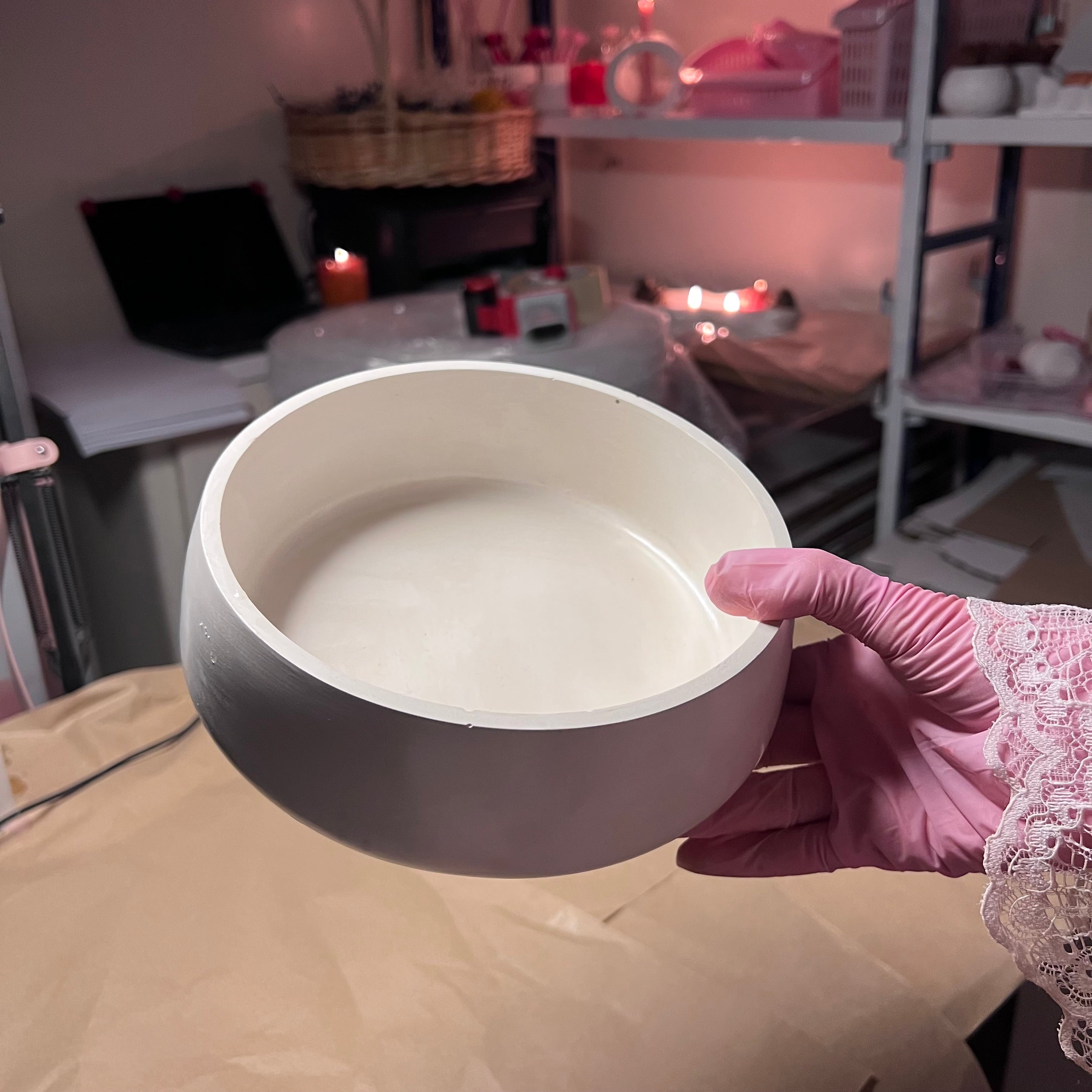 صحن حجم دائري كبير