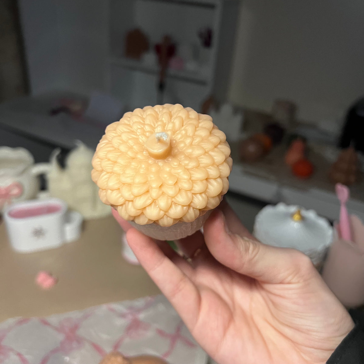 Acorn candle