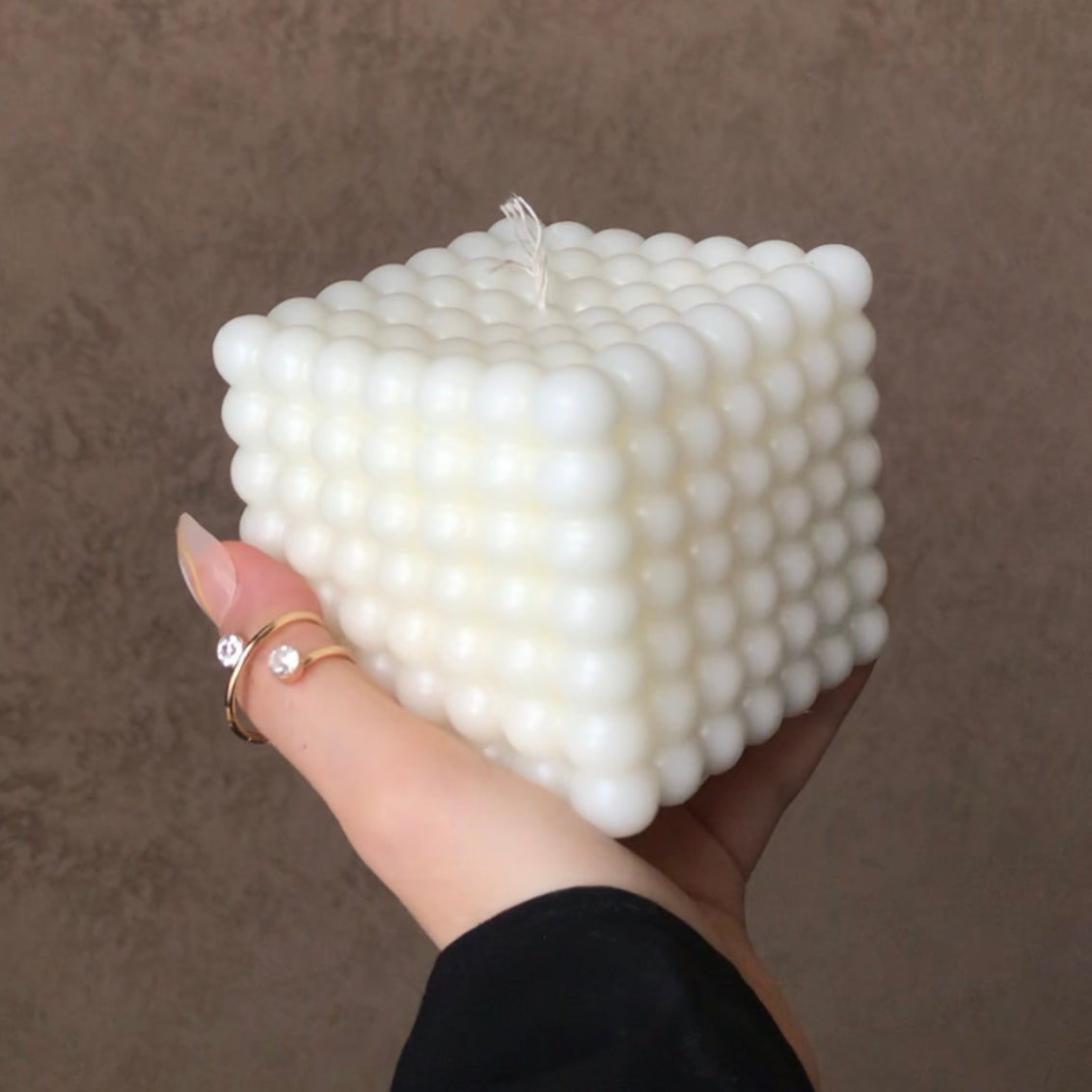 Bubble Cube Candle