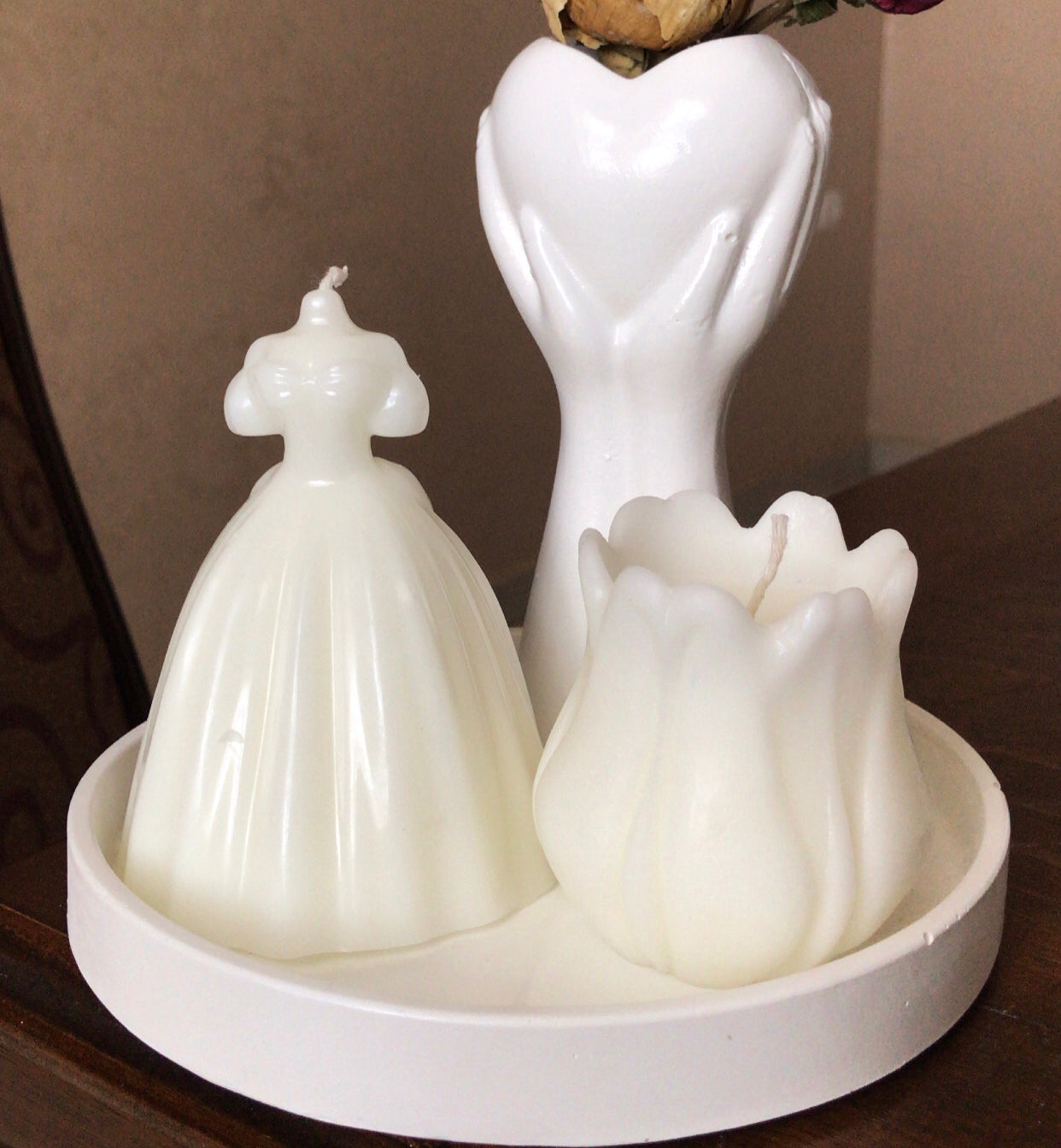 3D  Tulip Flower Candle