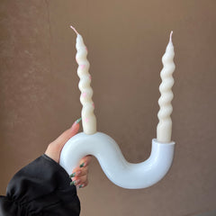 Candle holder for 2 pcs