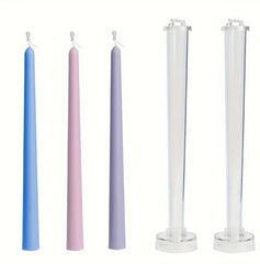 1 pcs LONTL Handcrafted Aromatherapy Candle Mold Kit - 27.18cm Acrylic Cylinder for DIY Candle Making, Transparent Plastic Craft Tool for Home Decor