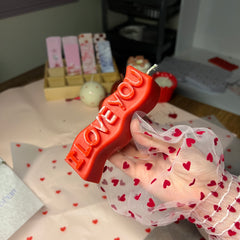 I love you candle