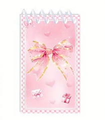 Mini Spiral Notebooks - Princess Theme Bows