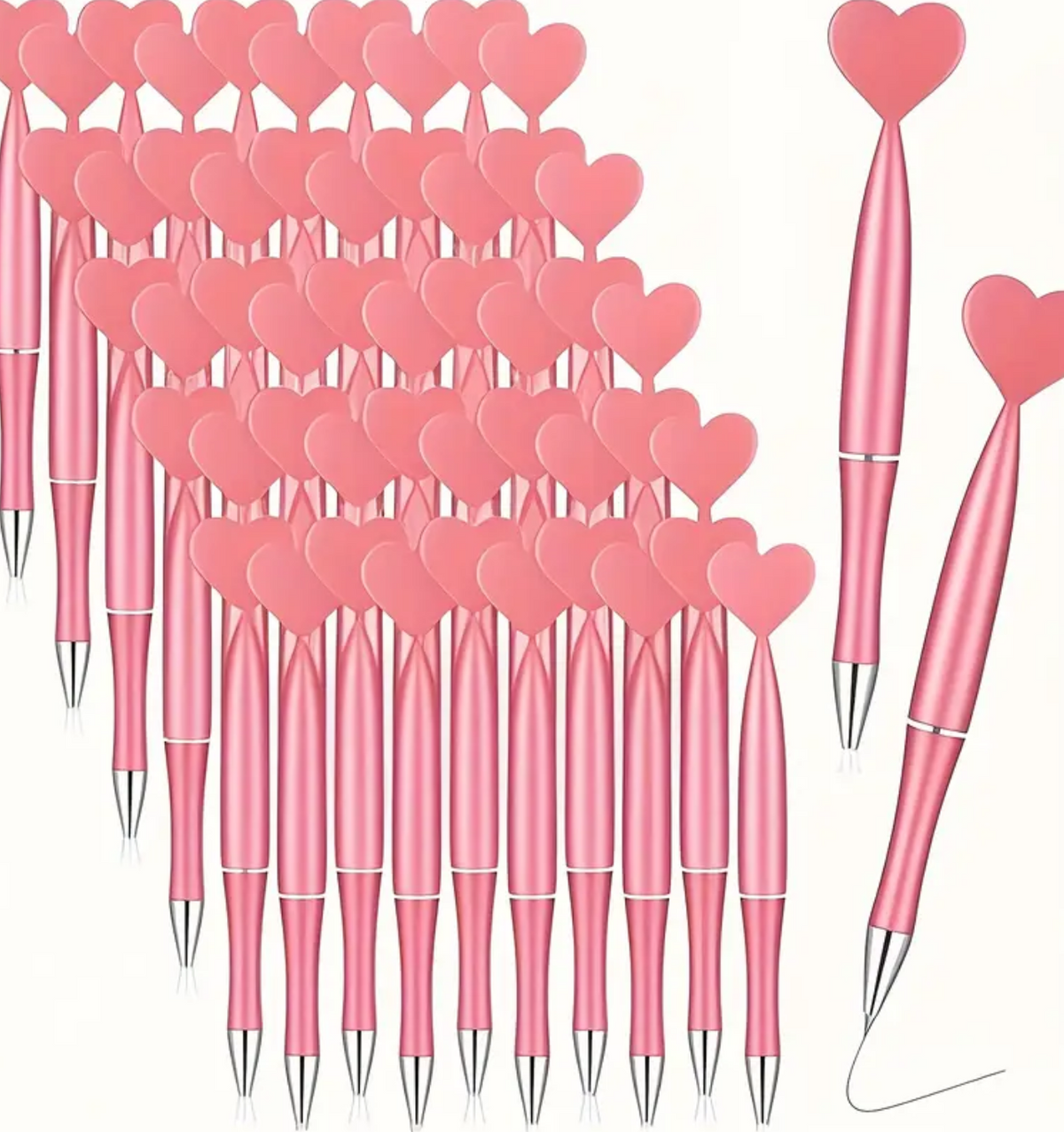 1 Pink heart pen